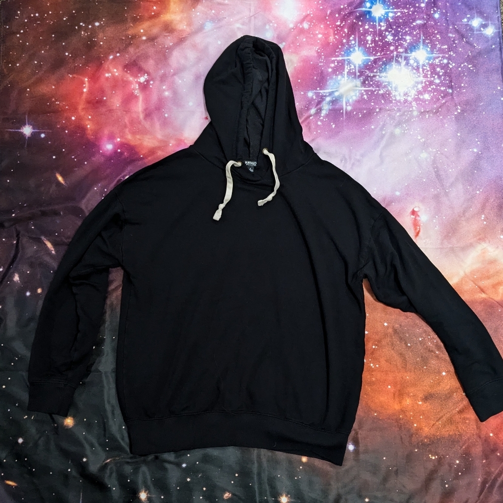 🖤 Black Buffalo David Bitton Hoodie Size Small